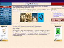 Tablet Screenshot of livingmyths.com